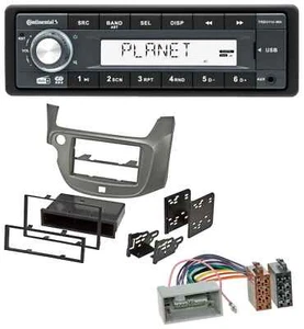 Continental MP3 AUX USB DAB 1DIN Autoradio für Honda Jazz (ab 2009) - silber - Bild 1 von 9