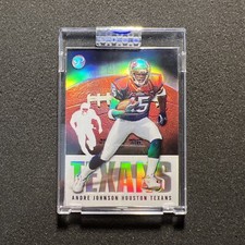 2003 Topps Pristine ANDRE JOHNSON #54 Rookie Refractor 0730/1449 SEALED - CARD