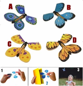 MAGIC FLYING BUTTERFLY TRICK PRANK BUTTERFLIES FLY OUT OF WEDDING BIRTHDAY CARD - Picture 1 of 5