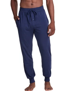 Hanes Men's Jogger Sweatpants Knit Comfort Flex Fit Pockets Button Fly  PANT NWT - Picture 1 of 6