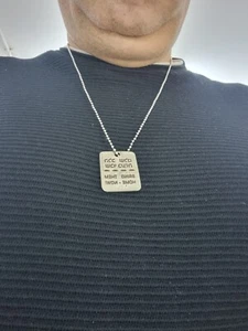 ¡Llévalos a casa ahora! Hecho en Israel Collar Joyería 2 Lados Etiqueta Soporte Unisex - Imagen 1 de 12