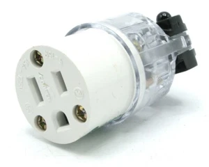 (2 piezas) Conector hembra grado hospital, 87269, Cooper, 120V, 5935-01-012-3066 - Imagen 1 de 3