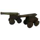 Rare Pair Antique 19th Century Bronze Signal Cannons