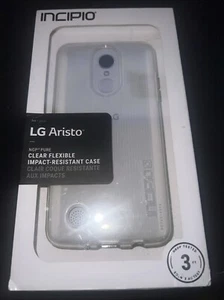 Incipio Impact Resistant Case for LG Aristo - Clear Flexible - Picture 1 of 2