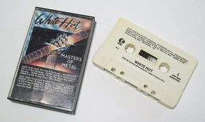 White Hot Masters Of Metal - Dio Black Sabath Scorpions Rush Cassette Tape - Imagen 1 de 9