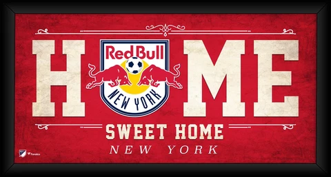 New York Red Bulls Framed 10" x 20" Home Sweet Home Collage Cover