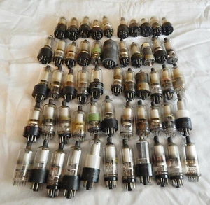 Lot 1 of Approx. 50 Vintage TV? Vacuum Tubes - Picture 1 of 12