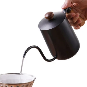 Thickened Long Neck Hand Drip Pour Over Coffee Pot Gooseneck Spout Tea Kettle - Picture 1 of 8
