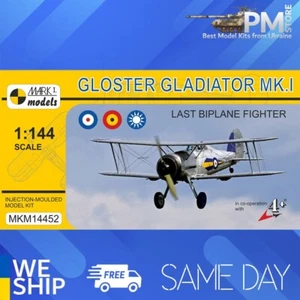 Mark I MKM144052 1/144 Gloster Gladiator Mk.I Last British Biplane Fighter RAF - Picture 1 of 7