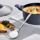 Stainless Steel Skimmer Spoon,Kitchen Fine Mesh,with Long Handle, Food Strainer