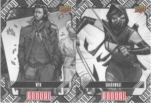 MARVEL ANNUAL 2024 - SHADOWCAT - BLACK & WHITE PARALLEL INSERT  #75 - Picture 1 of 2