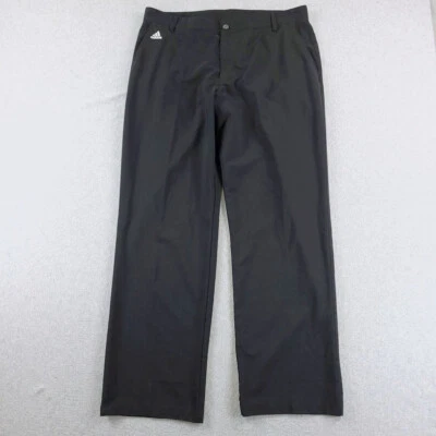Adidas Pants Mens 36X32 Black Ultimate Golf Pants Chino Athletic Performance - Image 1 of 4