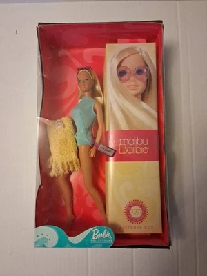 2001 Malibu Barbie Reproduction of 1971 Barbie, NRFB, Mattel 56061 - Image 1 of 4