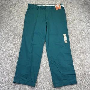 NEU Dockers D3 Saturday khaki Herrenhose klassische Passform 38 x 30 blau flache Vorderseite - Bild 1 von 16