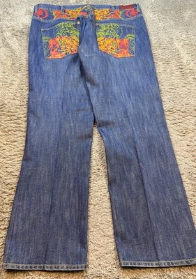 Vtg Sean John Jeans Men 40x34 Baggy Loose Fit Embroidered Pocket Hip Hop Denim - Image 1 of 4