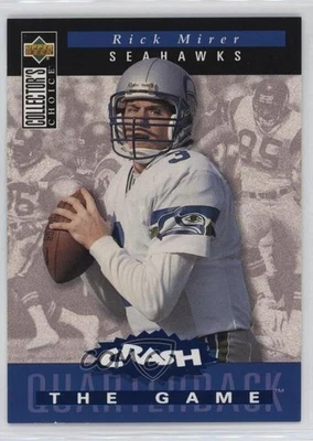 1994 Upper Deck Collector's Choice Crash the Game Blue Redemption Rick Mirer #C3 - Image 1 of 2