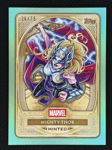 2025 Topps Marvel Mint Mighty Thor 36/75 Teal #96 - Picture 1 of 2