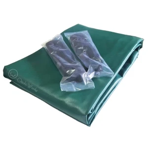 Truck Seat Green No. 1 1.9m x 2.1m Ester Canvas Light Truck Sheet Light Tru 842 - Picture 1 of 6