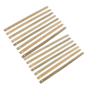  15 Stck. Handgefertigt Bambus Fächer Griff Stoff Herstellung Zubehör Zum Selbermachen Faltbar Kit - Bild 1 von 12