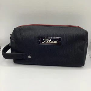 Titleist Golf Pouch Travel Bag TA5TVPVP-0 - Black Silver - Excellent Condition - Picture 1 of 11