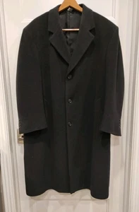 Jos A. Bank Men's 42S Short Wool Cashmere Blend Overcoat - Picture 1 of 15