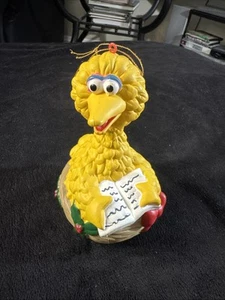 Vintage Sesamstraße großes Vogelnest Weihnachtsschmuck Jim Henson Productions - Bild 1 von 15
