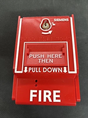 Siemens XMS-D Fire Alarm Double Action Manual Station - Image 1 of 2