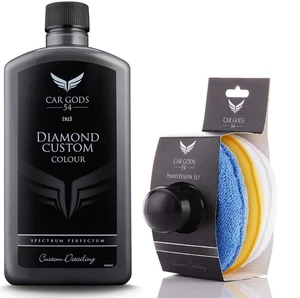 Car Gods Iris Grey Polish Wax Colour Restorer 500ml With Wax Applicator Pad - Picture 1 of 1