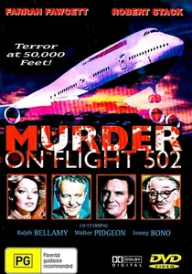 Murder On Flight 502 -Farrah Fawcett Robert Stack DVD Aus Stock Disc Excellent - Picture 1 of 2