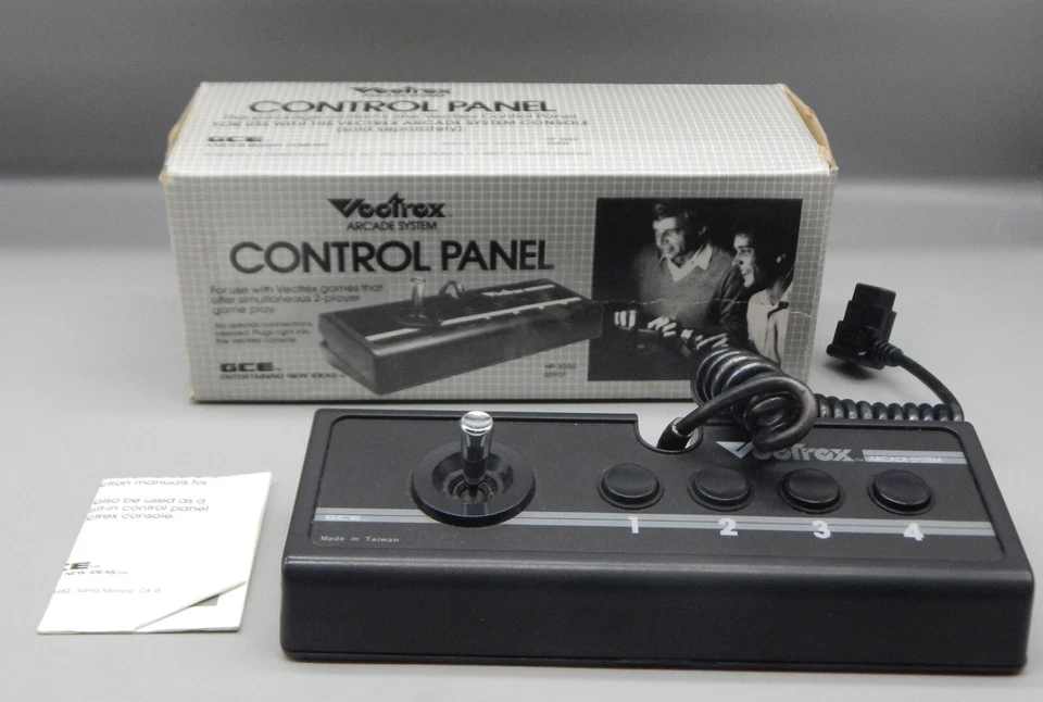 VECTREX original vintage CONTROL PANEL box manual GCE 1983 game controller CIB ! - Image 1 of 4