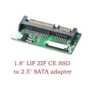 1.8" ZIF LIF CE SSD HDD to 2.5inch SATA 7+15 Pin Converter Card with Cable - Picture 1 of 7