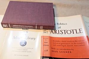 The Politics of Aristotle (1943) HC DJ Modern Library VG+ Greek Philosophy ML228 - Picture 1 of 9