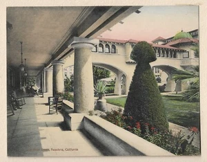 c1910 Tinted Matted Photo Print Original HOTEL GREEN Pasadena Ca California - Picture 1 of 6