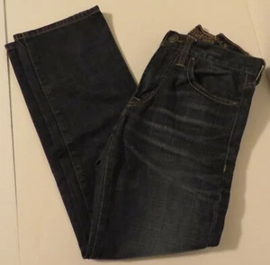 American Eagle Outfitters AEO 26 x 28 Boys Teens Blue Jeans Whiskered Soft - Picture 1 of 6