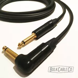 5,5 FT - CABLE DE GUITARRA MOGAMI 2524 - ENCHUFES DORADOS NEUTROS RA A RECTOS ST - Imagen 1 de 12