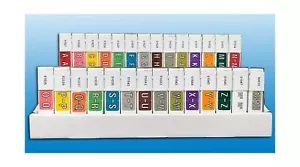 Tabbies Barkley ABKM Compatible 91620 Series Alpha Label Kit, 1 Roll Each A -... - Picture 1 of 1