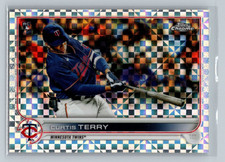 2022 Topps Chrome PRIZM REFRACTOR ROOKIE CARD Curtis Terry #68 - Minnesota Twins