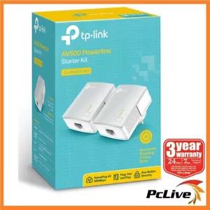 NEW TP-Link TL-PA4010 KIT V3 Powerline Ethernet Adapter Starter KIT 600Mbp AV600 - Picture 1 of 5
