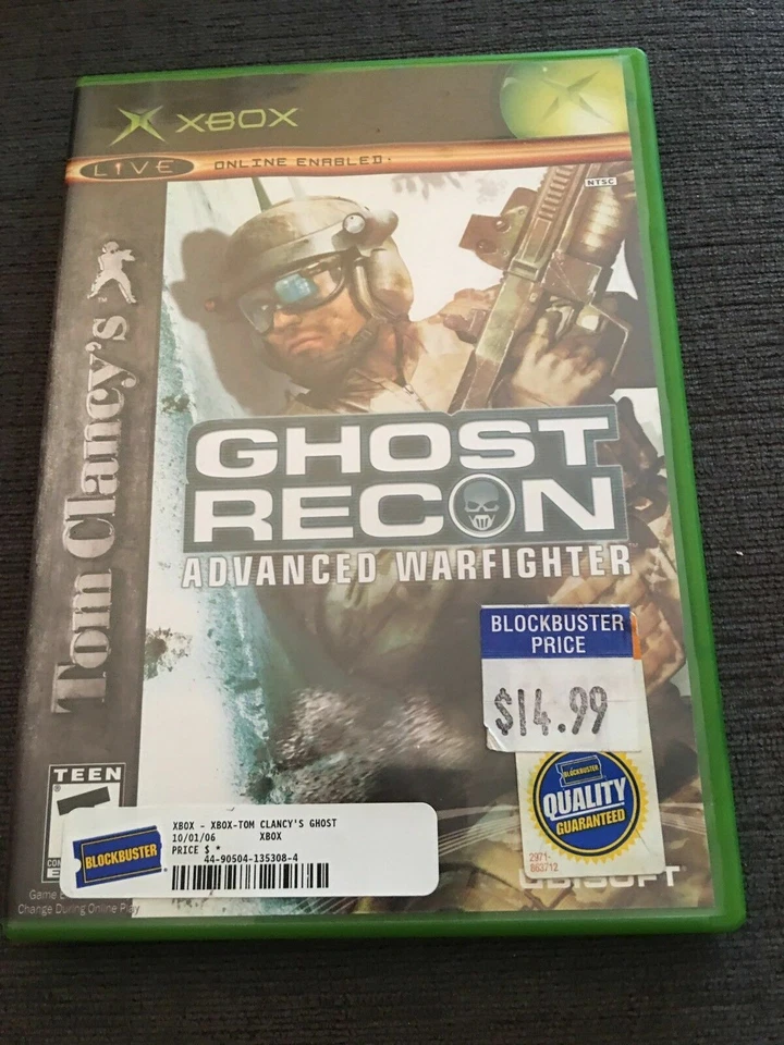GHOST RECON ADVANCED WARFIGHTER - XBOX - WORKS ON 360 - MISSING MANUAL (E) - Image 1 of 1