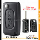 for Peugeot 207 307 308 407 3008 5008 2Button Remote Car Key Fob Case Shell VA2