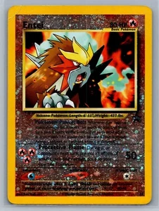 Pokemon Entei Black Star 2001 promoción 34 holo inverso WoTC - grado inferior - Imagen 1 de 2