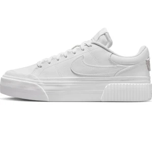 Nike Court Legacy Lift White Leather Sneaker Women’s 8.5 - CM7590-101 - Picture 1 of 7