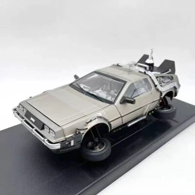 1/18 Sunstar DMC De Lorean LK 1981Back to t he Future Version Leather Base AB208 - Image 1 of 4