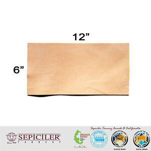 Sepici Leather 5/6 oz. (2.0-2.4 mm) Vegetable Tanned Full Grain Leather Pieces