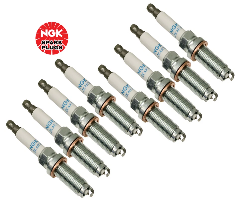 Свеча зажигания лазерная Iridium от оригинального производителя 8 шт NGK для Range Rover Sport V8 Jaguar XE - Изображение 1 из 1