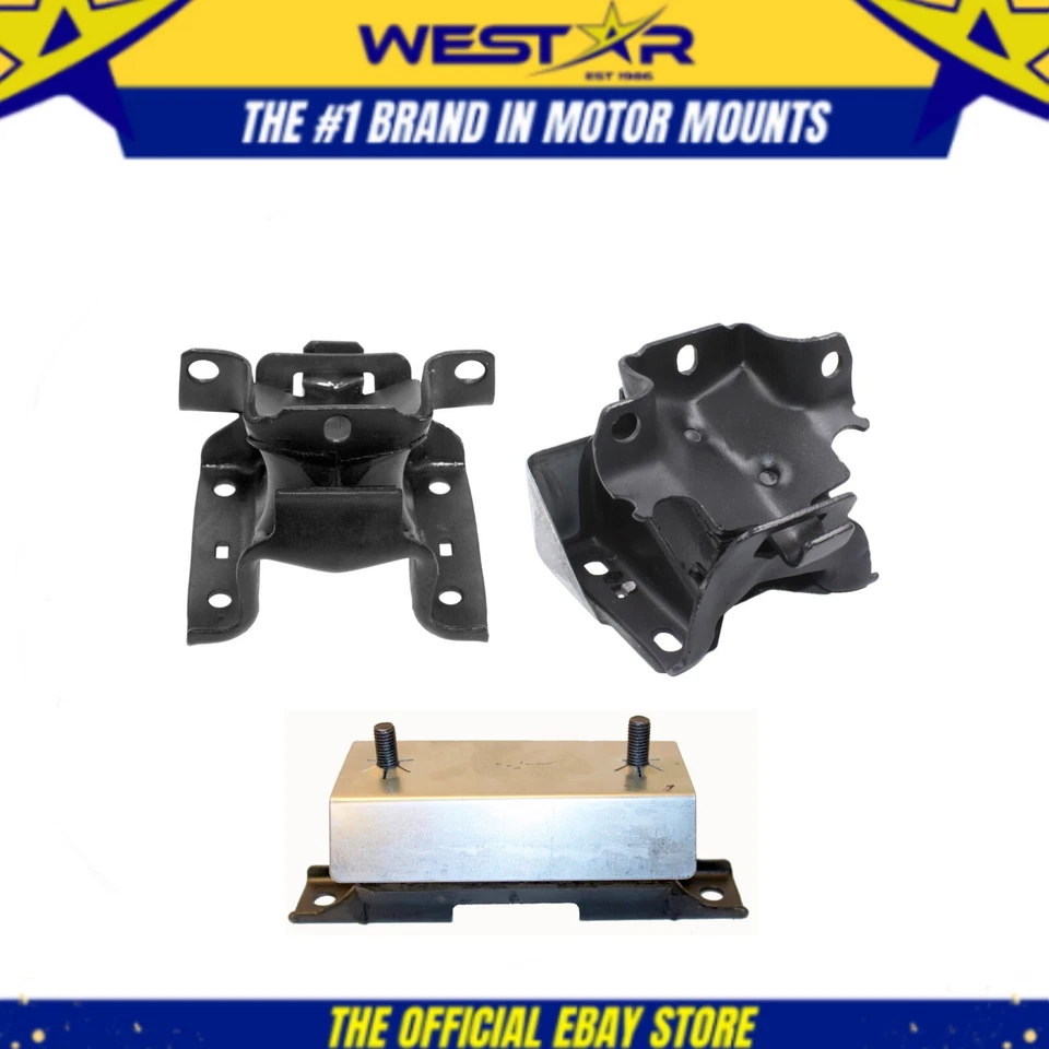 Montaje de motor y transmisión 3 piezas para Chevrolet Van Express GMC Van Savana 1500 2500 V8 Foto 1 de 3