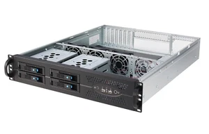 2U Computer Case 4 Bay Server Chasis ATX Computer Case Empty server chassis - Afbeelding 1 van 8