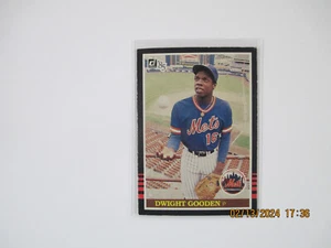 1985 Donruss Box Bottom PC 1 Dwight Gooden RC EX, EX-MT # 13 - Picture 1 of 3