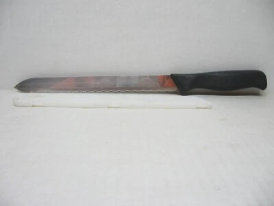 Cuchillo para pan dentado Pampered Chef 9" hoja de acero inoxidable mango de plástico Foto 1 de 4