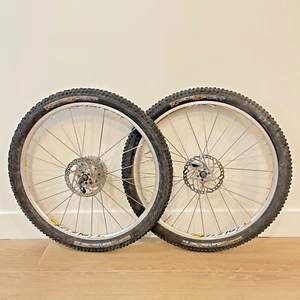 26" Mavic CrossRide MTB Bike WHEELS Disc Brake 9s10s11s Mountain Bicycle Vintage - Picture 1 of 11
